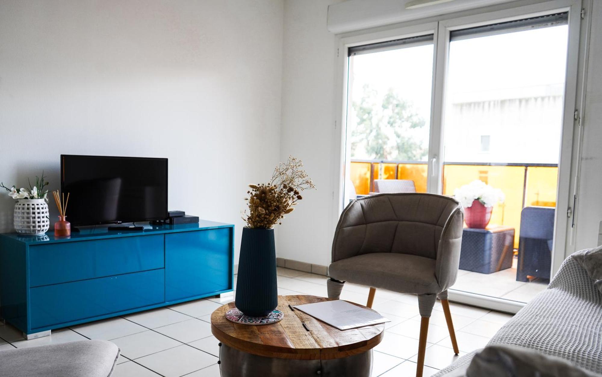 Bel Appartement Climatise & Parking Перпинян Екстериор снимка